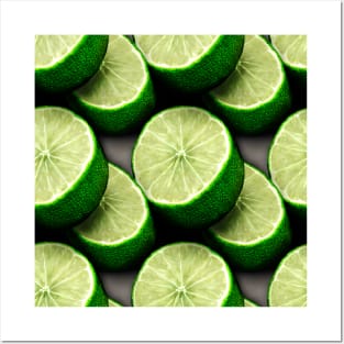 Lime Slices Posters and Art